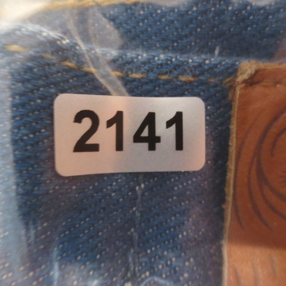 Naked & Famous Jeans Womens 25 Island Blue Stretch Selvedge Max High Rise Denim - Picture 14 of 14